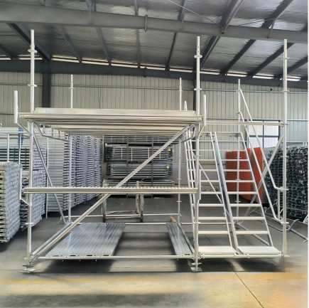 trial assemble ringlock aluminum step stair.png