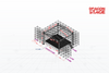 24m Hybrid Concert Stage Envelope with 12x12m Aluminum Roof and Twin LED Wings