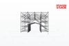 4x6m Aluminum Backstage Access Corridor with A-Frame Roof