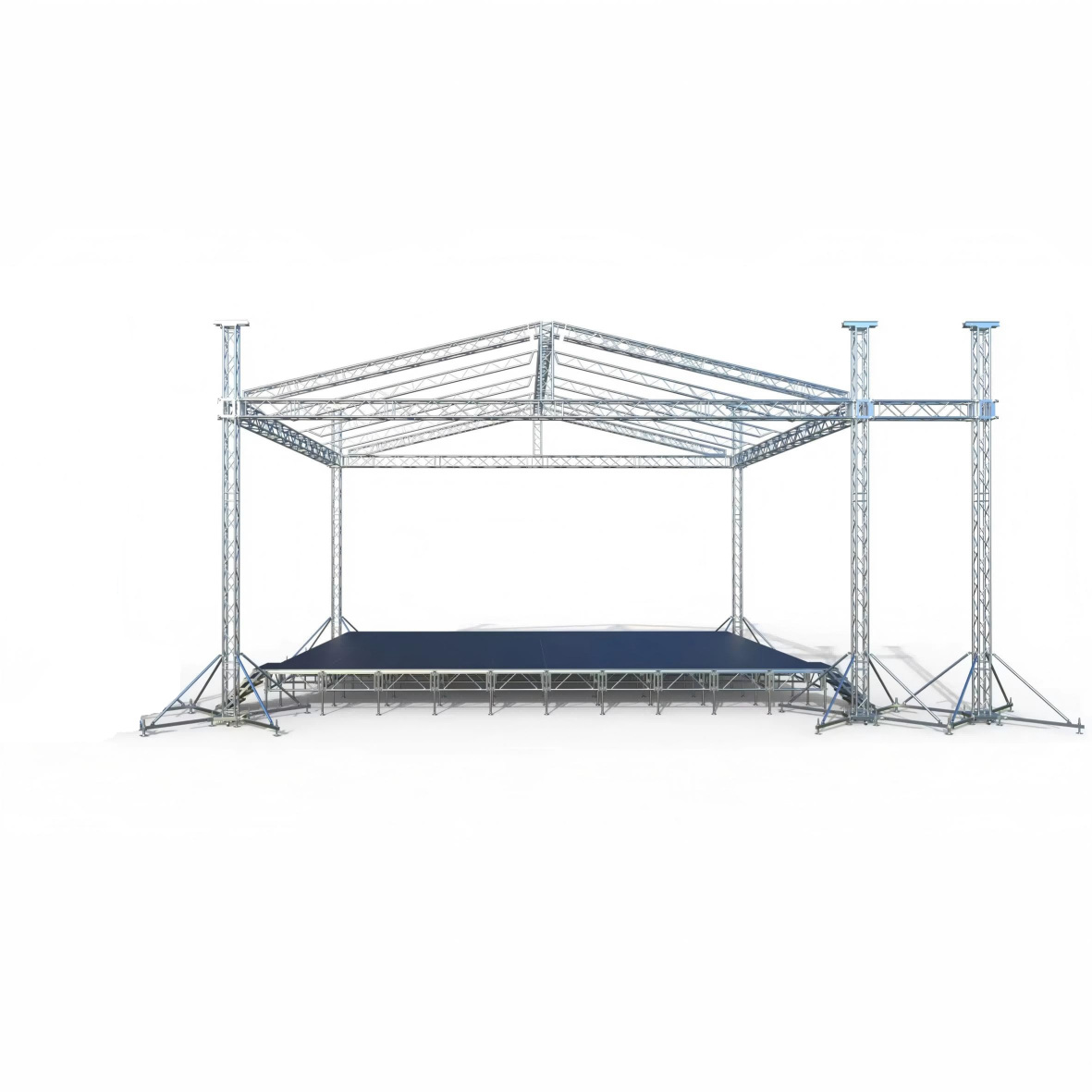 Aluminum Stage Truss Roof for Pro Lights 12x10x8m 6pillar with 2m for Hanging Speakers2.png