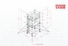 4m Aluminum Mobile Access Scaffold for Exhibition Truss Installation