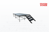 12.2x8.54m Adjustable-Height Steel Ringlock Stage Platform with 4x8ft Wooden Decks and Dual Stairs