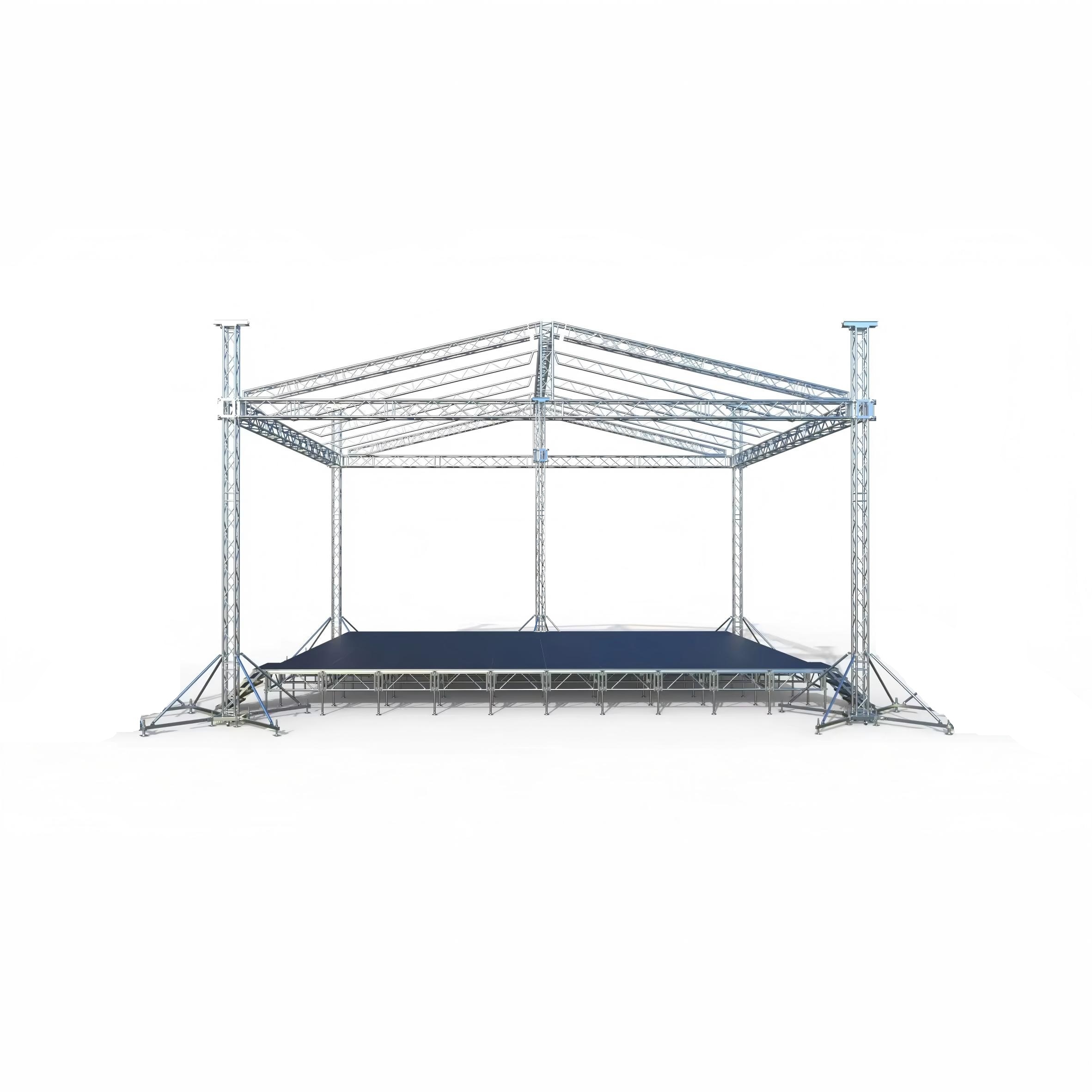 Aluminum Stage Truss Roof for Pro Lights 12x10x8m 6pillar with 2m for Hanging Speakers4.jpg