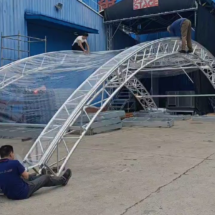 trial installation in factory before shipping