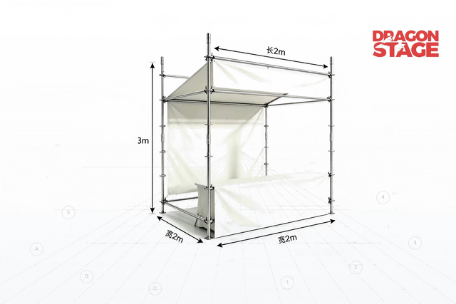 2x2m Modular Ringlock FOH Control Structure for Event Production