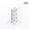 7m Double-Width Mobile Access Scaffold for Indoor Line Array Installation